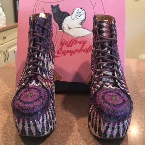 Jeffrey Campbell Purple Feather Lita’s